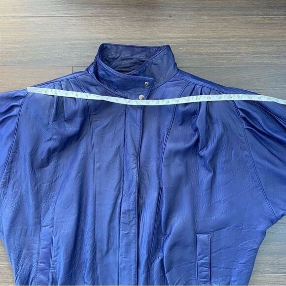 COSA NOVA | Vintage Leather Bomber Jacket - Picture 16 of 16